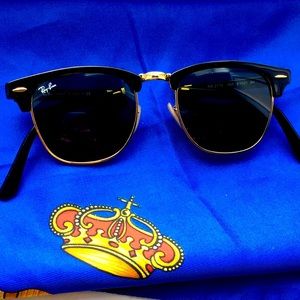 Ray-Ban Clubmaster Folding Classic G-15 + Black